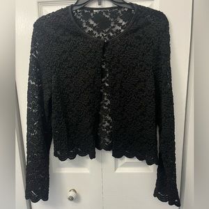 Vintage Lace cropped cardigan